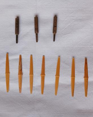 10 pezzi canna per Oboe sagomata + 3 tubi