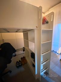 Letto a soppalco piu guardaroba