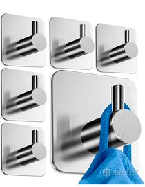 6 Pezzi Appendi Accappatoio Bagno