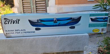 kayak gonfiabile canotto mare lago piscina NUOVO