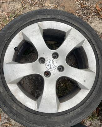 Cerchi in lega da 17” Peugeot 3008 prima serie