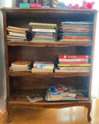 libreria in noce