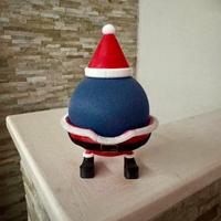 Supporto per Alexa Echo Dot 4 e 5 Babbo Natale