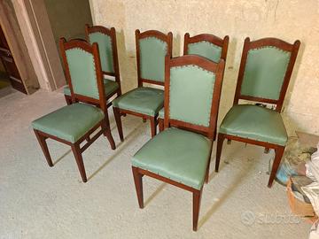 sedie antiche anni 50/60