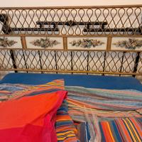 Testata letto Matrimoniale ferro battuto e ceramic