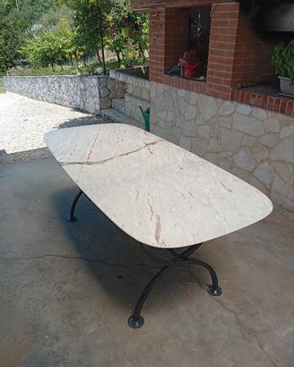 Tavolo piano in marmo