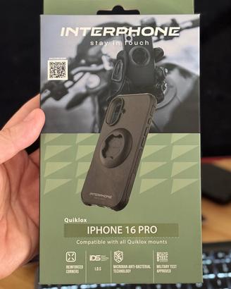 Custodia Quiklox iPhone 16 Pro per moto e bici