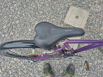 Bicicletta city bike per ragazzina