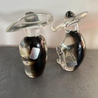 Coppia messicani in vetro di Murano