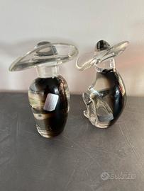 Coppia messicani in vetro di Murano