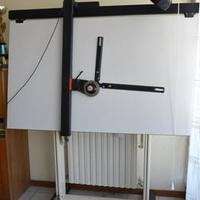 Tavolo da disegno professionale bianco 100 x 170