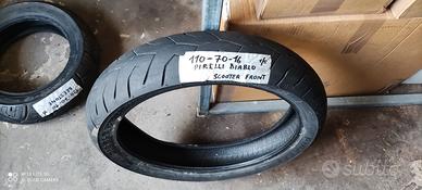 gomma anteriore pirelli diablo scooter 110 70 16