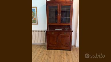 CRISTALLIERA DOPPIO CORPO Legno Massello