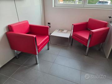 Poltroncine Milani Only rosse