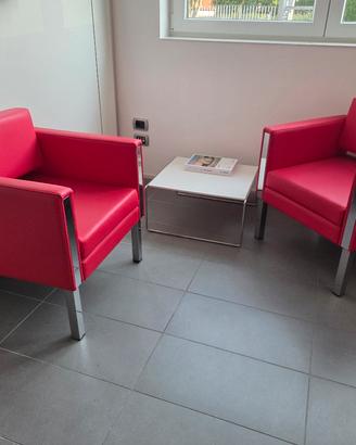 Poltroncine Milani Only rosse