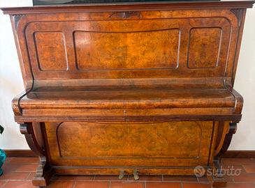 Pianoforte verticale in radica Rönisch