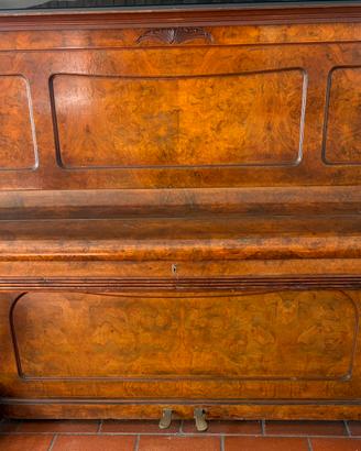 Pianoforte verticale in radica Rönisch