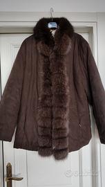 giacca invernale con vero pelo