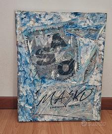 quadro contemporaneo a più tecniche 