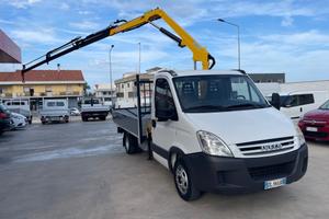Iveco Daily 35C12 Gru' Effer 3 sfili cassone fisso