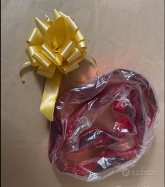 coccarda per confezioni, colore rosso