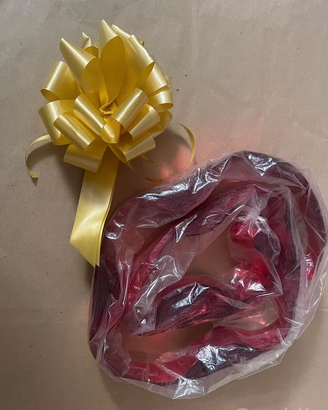 coccarda per confezioni, colore rosso