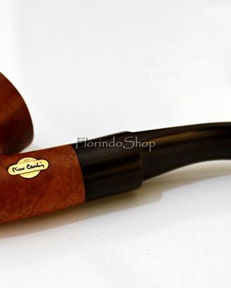 Pipa Pierre Cardin in legno con marchio in argento