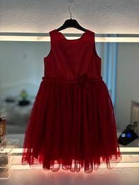 Vestito Rosso Bambina 9-10 anni (140cm)