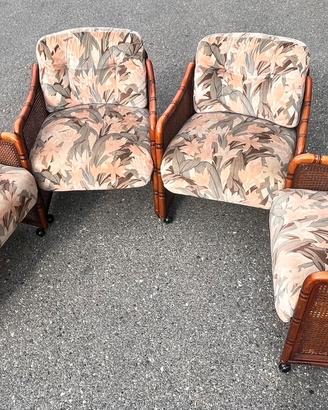 Poltroncine salotto legno