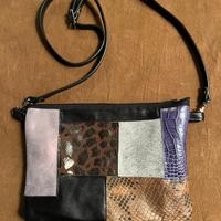 Borsa patchwork in pelle