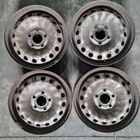 4 cerchi ferro opel vivaro trafic r16 ft5613