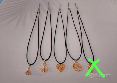 Lotto collane con ciondolo leggi descrizione 