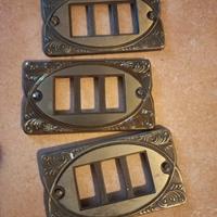 placche ottone vintag. reggi vetro ottone.maniglie