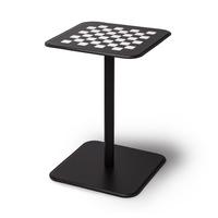 Tavolino Chess a Scacchiera in Cuoio