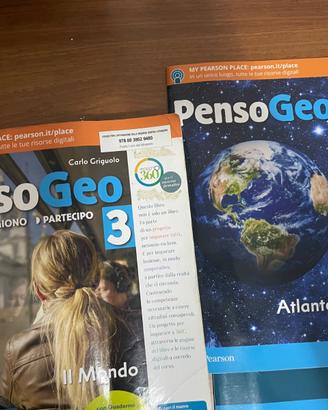 Libro geografia PensoGeo 3  terza media (spedisco)