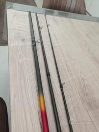 canna tre pezzi con mulinello 6000