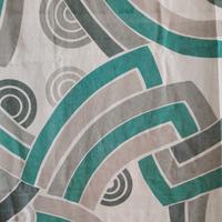 tessuto tenda design '70 optical geometrico