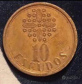 per Alberto Moneta da 10 Escudos 1988 e altro 