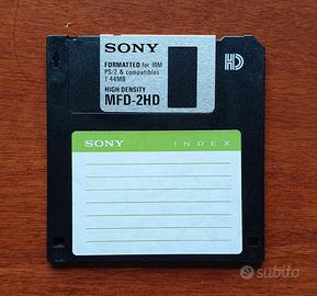 Confezione da 10 Floppy disk 3,5" Sony 1,44Mb HD