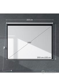 Telo proiettore automatizzato