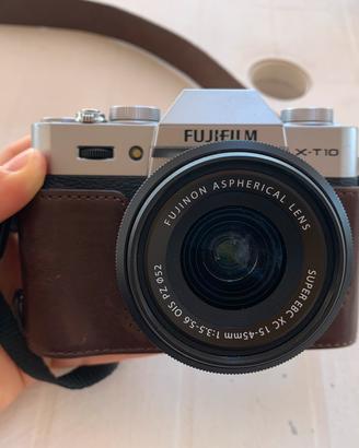 Macchinetta fotografica Fuji xt10+obiettivo 15-45