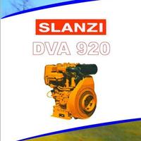 motore slanzi dva 920 diesel due cilindri