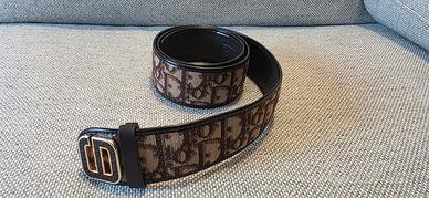 cintura tela e pelle Christian Dior 