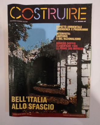 COLLEZIONE RIVISTA “COSTRUIRE” -10 NUMERI ANNI ’80