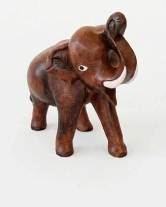 Statuetta Elefante  in Legno 