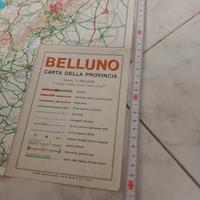 cartina Belluno epoca 