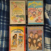 lotto musicassette di Cristina D' Avena 