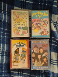 lotto musicassette di Cristina D' Avena 
