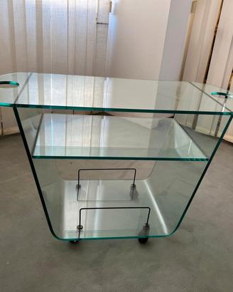 Tavolino in cristallo 