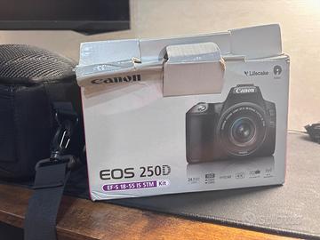 Canon EOS 250D Silver + 18-55 IS STM + borsa